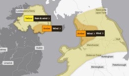 飓风黛比可能带来每小时80英里的风速，并发布了琥珀警报