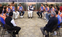 与冠军聊天：莫迪总理主持20届世界杯冠军印度队