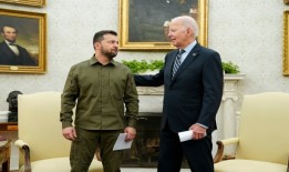 拜登与泽伦斯基会晤前，克里姆林宫表示，美国对基辅的新援助将是“惨败”