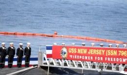 美国海军服役弗吉尼亚级攻击潜艇“新泽西”号(SSN-796)