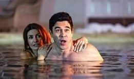 Ada Nicodemou和James Stewart在即将播出的主客场特集中被拍到裸泳