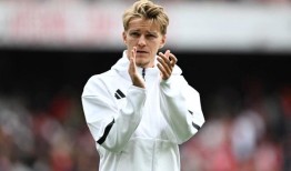 阿森纳证实了马丁·奥德加德受伤的消息，视频显示他正在恢复