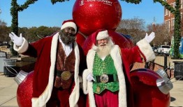 蒙哥马利在河边的斗殴如何激发了黑人和白人圣诞老人的纽带