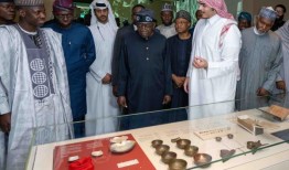 尼日利亚总统参观卡塔尔国家博物馆