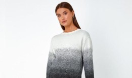 购物者说“温暖舒适”的针织套头连衣裙是“完美的长度”