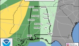 阿拉巴马州部分地区的干旱情况有所缓解，但该州大部分地区仍然过于干旱