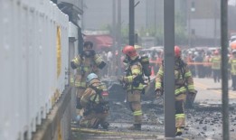 韩国联合通讯社：消防员在韩国炮台火灾现场发现“20具尸体”